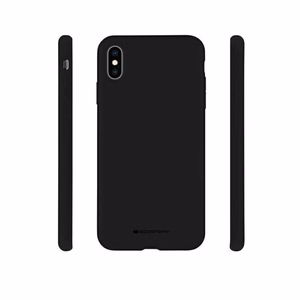 Mercury silikoninis dėklas iPhone 15 Pro 6,1" juodas