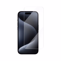 "Vmax" grūdintas stiklas 2,5D Normal Clear Glass, skirtas "iPhone 15 Pro 6,1"