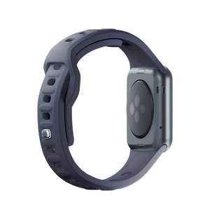 42/44/45/46/49 mm Gray (big) - 3mk Silicone Watch Strap for Apple