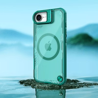 Nillkin Iceblade Prop magnetinis dėklas su stovu iPhone 16e telefonui - žalias