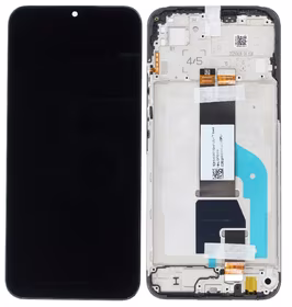 Ekranas Xiaomi Redmi 15C 4G (Global)/Poco C85 4G (Global) su lietimui jautriu stikliuku ir rėmeliu Black originalus (service pack)