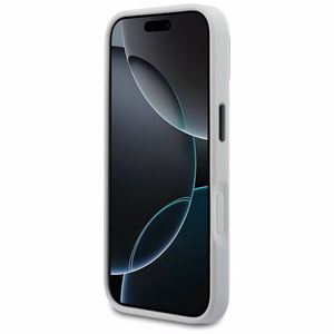 Karl Lagerfeld IML Glitter KL Diamond Logo dėklas for iPhone 17 Pro - sidabrinis