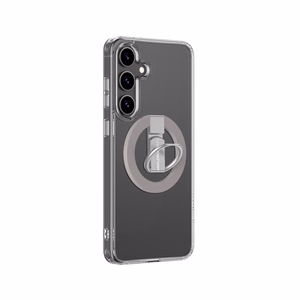 Dėklas telefonui Minimal Mag Case su magnetiniu žiedu ir magnetiniu žiedu Samsung Galaxy S25 – Skaidrus