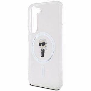 Karl Lagerfeld IML Ikonik MagSafe dėklas telefonui Samsung Galaxy S24 - skaidrus