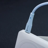 FORCELL F-ENERGY C342 kabelis USB A į Type C QC4.0 3A 66W Silikoninis 1 m mėlynas