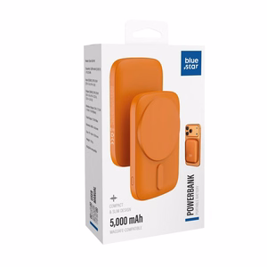 Powerbank suderinamas su MagSafe Blue Star Slim DG-P8 15W 5000 mAh oranžinis