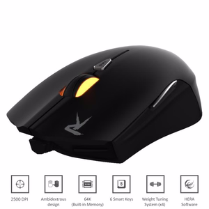 Gamdias Ourea optical mouse, 2500 DPI