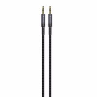 Devia kabelis audio Ipure EC618 jack 3,5 mm - jack 3,5 mm 1,0 m juodas