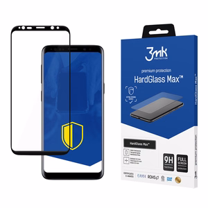 Стекло 9H 3mk HardGlass Max™ для Samsung Galaxy S9