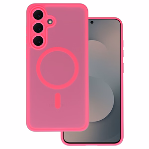 Tel Protect Aura Matte Magsafe Case for Samsung Galaxy S25 FE hot pink