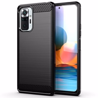 CARBON dėklas telefonui XIAOMI Redmi Note 10 / 10S juodas