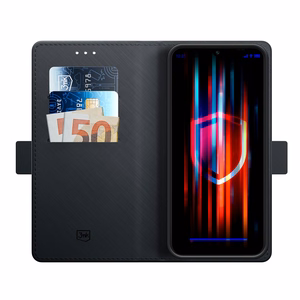 3mk Wallet dėklas telefonui Samsung Galaxy A16 - juodas