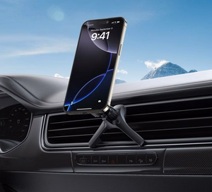 Tech-Protect N53 automobilinis oro angos laikiklis su MagSafe žiedais - juodas