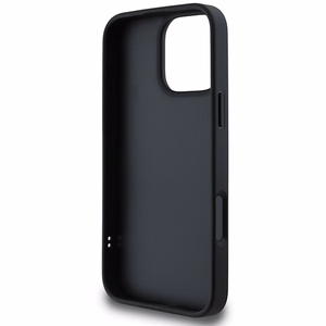 DKNY putuotas Stack logotipas iPhone 16 Pro dėklas telefonui - juodas