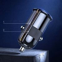 Automobilinis įkroviklis Joyroom "C-A06" baltas 15W (2xUSB)