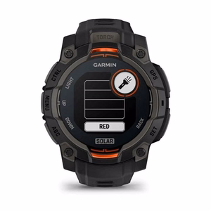 Garmin išmanusis laikrodis Instinct 3 Solar (010-02934-00) – juodas