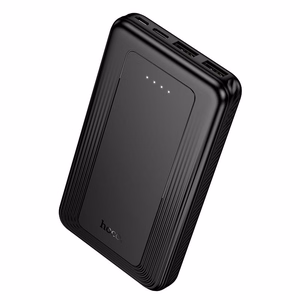 Išorinė baterija Hoco 10000 mAh 2A J165 juoda