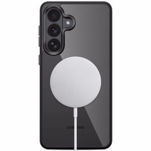 Tech-Protect Magmat MagSafe Dėklas for Samsung Galaxy S26 - skaidrus juodas