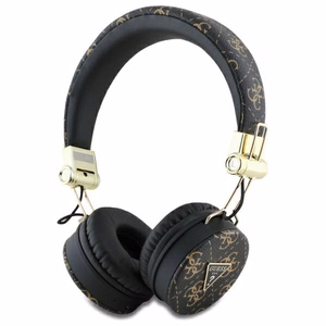 Guess Bluetooth ENC GUBH70E4PTMK ant ausų ausinės juodos/juodos 4G trikampė apvalios formos