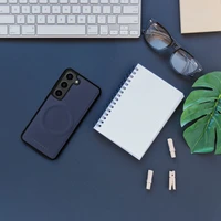 ROAR dėklas telefonui MAG MORNING skirtas SAMSUNG A34 tamsiai mėlynas