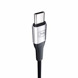 Audio kabelis 3mk USB-C to 3,5mm 1.0m juodas