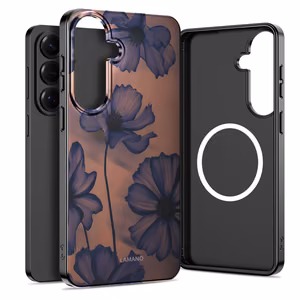 Tech-Protect Lamano MagSafe Dėklas for Samsung Galaxy S26 - rudas-violetinis