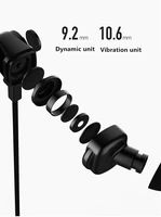 REMAX ausinės - RM-900F vibracinės žaidimams raudonos