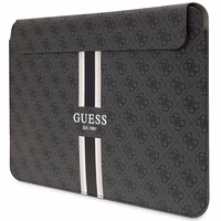 Guess 4G Printed Stripes 14" nešiojamojo kompiuterio dėklas - juodas