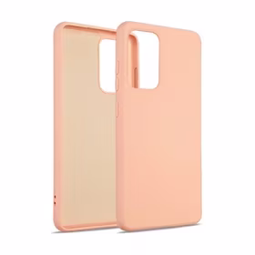 Beline Dėklas Silicone iPhone 12/12 Pro 6,1" rožinis auksinis