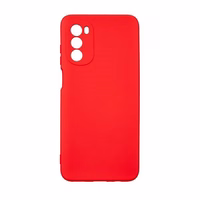 Beline Dėklas Silicone Motorola Moto G82 5G raudonas