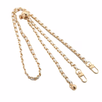 Telefono raištis G-14 baltas-auksinis