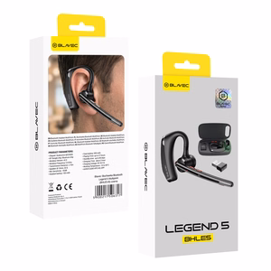 Blavec Legend 5 Multipoint Bluetooth ausinė su mikrofonu (BHLE5-B), juoda