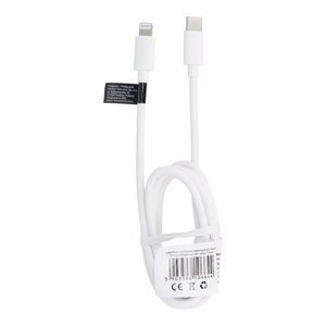 Kabelis C tipo į Lightning PD 3A 20W C291 1 m baltas