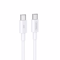 USB kabelis Remax RC-C021 USB-C to USB-C 30W 2.0m baltas