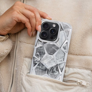 TWINKI dėklas telefonui iPhone 14 sidabrinis