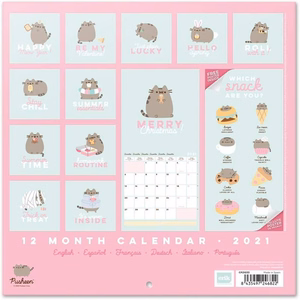 Pusheen Foodie 2021 Collection dienos planavimo kalendorius