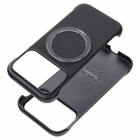 Dėklas EDGE FREE suderinamas su MagSafe skirtas IPHONE 17 juodas