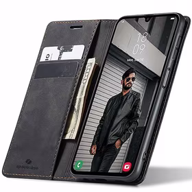 Spacecase Dėklas Wallet Galaxy A55 5G juodas