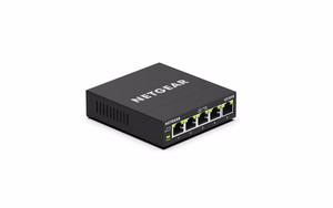 NETGEAR GS305E Valdomas Gigabit Ethernet (10/100/1000) Juoda