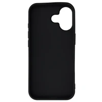 Matinis dėklas telefonui iPhone 17 - juodas