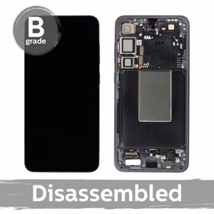 Ekranas skirtas Samsung S926 S24 Plus su rėmeliu / Onyx Black / (9/10 naudotas)