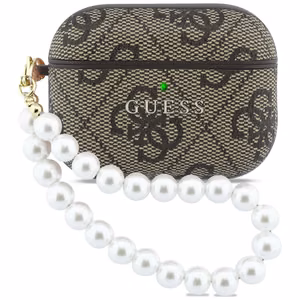 Guess 4G Pearl Dirželis dėklas for AirPods Pro 3 - rudas