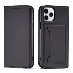 Magnet Card Case для iPhone 12 Pro Max чехол-кошелёк с держателем для карт чёрный