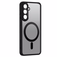 Etteri matinis magnetinis dėklas telefonui Samsung Galaxy A55 5G juodas