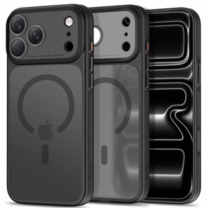 Tech-Protect MagPrime MagSafe CC dėklas, skirtas iPhone 18 Pro Max / 17 Pro Max, matinis juodas