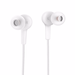 HOCO laidinės ausinės Jack 3,5 mm su mikrofonu M78 baltos