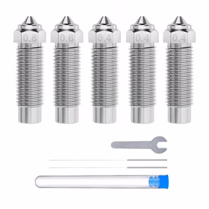 ELEGOO Neptune 4 Plus / 4 Max Grūdinto plieno antgalių rinkinys (0.4 mm x3, 0.6 mm x1, 0.8 mm x1)