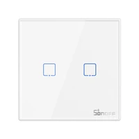 Smart Wireless Wall Switch Sonoff T2EU2C-RF 433MHz (2-channel)