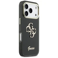 Guess IML 4G Script Metal case for iPhone 17 Pro Max - black