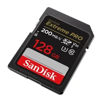 Atminties kortelė SanDisk Extreme Pro SDXC 128GB 200/90 MB/s UHS-I U3 (SDSDXXD-128G-GN4IN)